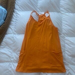 Womens Summer Sleeveless  Athletic Short Dress with Pockets